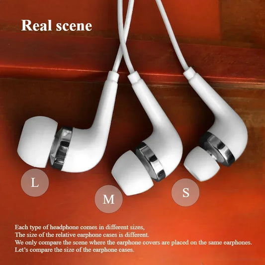 Almohadillas de Silicona Suave para Auriculares In‑Ear