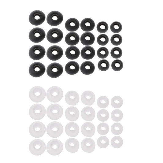 Almohadillas de Silicona Transparente para Auriculares In‑Ear